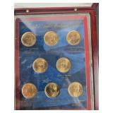 2015 US Presidential Dollar Coin Set in Display Case 2015 US Presidential Dollar Coin Set in Display Case