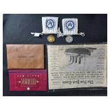 RMS Titanic Commemorative Coin Set with Replica Newspaper, Map, and Document Holder RMS Titanic Commemorative Coin Set with Replica Newspaper, Map, and Document Holder