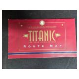 RMS Titanic Commemorative Coin Set with Replica Newspaper, Map, and Document Holder RMS Titanic Commemorative Coin Set with Replica Newspaper, Map, and Document Holder