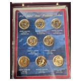 2012 United States Presidential Dollar Coin Set in Display Case 2012 United States Presidential Dollar Coin Set in Display Case