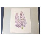 Lot of Framed Farm and Floral Prints UFA Advertising and Lilacs Art Lot of Framed Farm and Floral Prints UFA Advertising and Lilacs Art