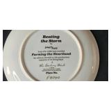 Set of Danbury Mint Emmett Kaye Farming the Heartland Collector Plates with Boston Store Box Set of Danbury Mint Emmett Kaye Farming the Heartland Collector Plates with Boston Store Box