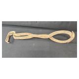 Antique Iron Log Ice Tongs with Curved Handles Antique Iron Log Ice Tongs with Curved Handles