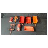 Vintage Diecast Toy Vehicle and Trailer Collection Vintage Diecast Toy Vehicle and Trailer Collection