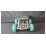 Garden Rolling Work Seat with Plastic Frame and Green Wheels Garden Rolling Work Seat with Plastic Frame and Green Wheels