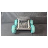 Garden Rolling Work Seat with Plastic Frame and Green Wheels Garden Rolling Work Seat with Plastic Frame and Green Wheels