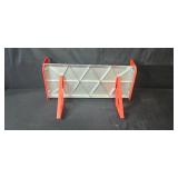 Werner Wood Step Ladder and Metal Utility Shelf Werner Wood Step Ladder and Metal Utility Shelf