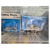 Small Parts Organizer Cabinet with Hardware Assortment and Wire Mesh Trap Cage Small Parts Organizer Cabinet with Hardware Assortment and Wire Mesh Trap Cage