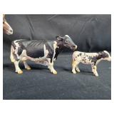 Set of Farm Animal Figurines Horses and Cows Set of Farm Animal Figurines Horses and Cows