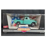 Ertl American Muscle 1955 Chevy 3100 Cameo 1:18 Die Cast Model Truck Ertl American Muscle 1955 Chevy 3100 Cameo 1:18 Die Cast Model Truck