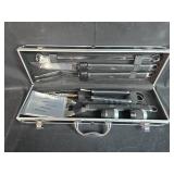 Barbecue Grill Tool Set with Aluminum Carrying Case Barbecue Grill Tool Set with Aluminum Carrying Case