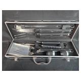 Barbecue Grill Tool Set with Aluminum Carrying Case Barbecue Grill Tool Set with Aluminum Carrying Case