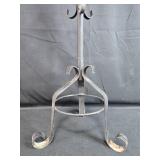 Wrought Iron Plant Stand with Decorative Scroll Base Wrought Iron Plant Stand with Decorative Scroll Base