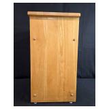 Wooden Nightstand with Drawer and Open Shelf 24in H x 18in W x 13in D Wooden Nightstand with Drawer and Open Shelf 24in H x 18in W x 13in D