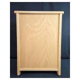 Wooden Nightstand with Drawer and Open Shelf 24in H x 18in W x 13in D Wooden Nightstand with Drawer and Open Shelf 24in H x 18in W x 13in D