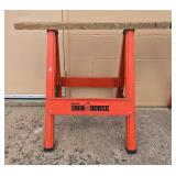 Pair of Hirsh Iron Horse Sawhorses 30in H x 37in W Pair of Hirsh Iron Horse Sawhorses 30in H x 37in W