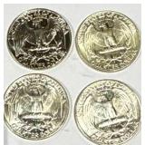 Lot of 4 Silver (90%) Washington Quarters (high grade) Lot of 4 Silver (90%) Washington Quarters (high grade)