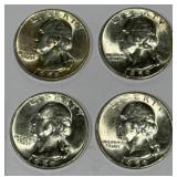 Lot of 4 Silver (90%) Washington Quarters (high grade) Lot of 4 Silver (90%) Washington Quarters (high grade)