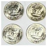 Lot of 4 Silver (90%) Washington Quarters (high grade) Lot of 4 Silver (90%) Washington Quarters (high grade)