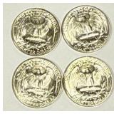 Lot of 4 Silver (90%) Washington Quarters (high grade) Lot of 4 Silver (90%) Washington Quarters (high grade)