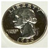 1960 Washington Quarter 90% Silver (near proof) 1960 Washington Quarter 90% Silver (near proof)