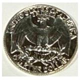 1960 Washington Quarter 90% Silver (near proof) 1960 Washington Quarter 90% Silver (near proof)