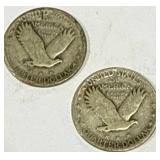 Lot of 2 Standing Liberty Quarters Lot of 2 Standing Liberty Quarters