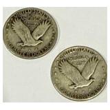 Lot of 2 Standing Liberty Quarters Lot of 2 Standing Liberty Quarters