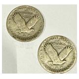 Lot of 2 Standing Liberty Quarters Lot of 2 Standing Liberty Quarters