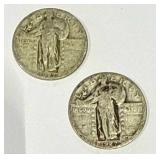Lot of 2 Standing Liberty Quarters Lot of 2 Standing Liberty Quarters