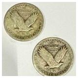 Lot of 2 Standing Liberty Quarters Lot of 2 Standing Liberty Quarters