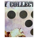 10pc Indian Head Cent Collection in Frame 10pc Indian Head Cent Collection in Frame