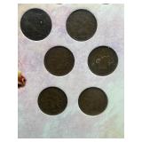10pc Indian Head Cent Collection in Frame 10pc Indian Head Cent Collection in Frame