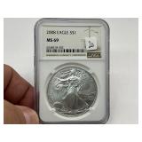 2008 NGC ASE MS69 2008 NGC ASE MS69