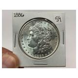 1886 Morgan Silver Dollar 1886 Morgan Silver Dollar