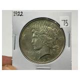 1922 Silver Peace Dollar 1922 Silver Peace Dollar