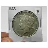 1922 Silver Peace Dollar 1922 Silver Peace Dollar