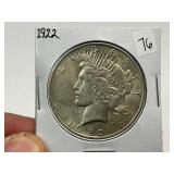1922 Silver Peace Dollar 1922 Silver Peace Dollar