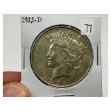 1922-D Silver Peace Dollar 1922-D Silver Peace Dollar