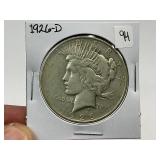 1926-D Silver Peace Dollar 1926-D Silver Peace Dollar