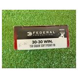 Federal 30-30 WIN 150 gr Soft Point FN Federal 30-30 WIN 150 gr Soft Point FN