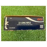CCI AR Tactical 22 Long Riffle 300 Rounds CCI AR Tactical 22 Long Riffle 300 Rounds