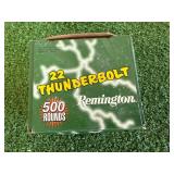 500 Rounds Remington 22 Thunderbolt Long Rifle 500 Rounds Remington 22 Thunderbolt Long Rifle