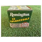 500 Rounds Remington 22 Thunderbolt Long Rifle 500 Rounds Remington 22 Thunderbolt Long Rifle