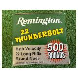 500 Rounds Remington 22 Thunderbolt Long Rifle 500 Rounds Remington 22 Thunderbolt Long Rifle