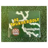 500 Rounds Remington 22 Thunderbolt Long Rifle 500 Rounds Remington 22 Thunderbolt Long Rifle