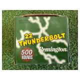 500 Rounds Remington 22 Thunderbolt Long Rifle 500 Rounds Remington 22 Thunderbolt Long Rifle