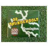 500 Rounds Remington 22 Thunderbolt Long Rifle 500 Rounds Remington 22 Thunderbolt Long Rifle