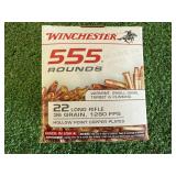 555 Rounds Winchester 22 Long Rifle Hollow Point 555 Rounds Winchester 22 Long Rifle Hollow Point