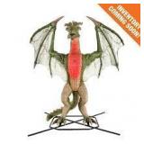 Home Accents Holiday 8 ft. Wide Gruesome Grounds Giant-Sized Color Changing Animated LED Wyvern H9   Customer Returns See Pictures